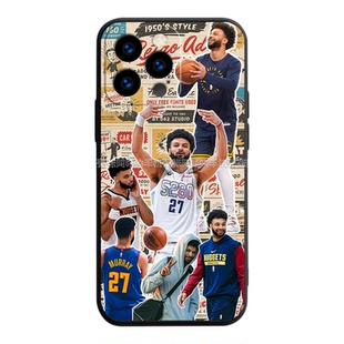 适用于苹果17/16promax贾马尔穆雷手机壳iPhone14pro/13plus掘金队篮球周边12/11p美式复古液态硅胶软壳Air