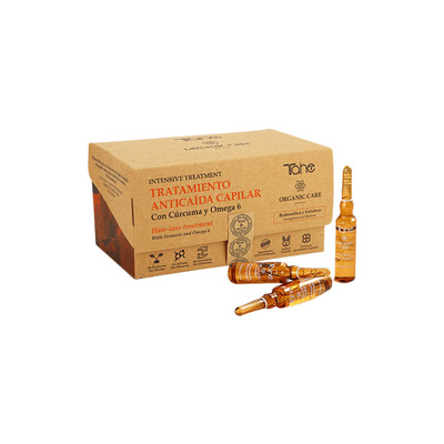 西班牙Tahe头皮精华姜黄安瓶小姜瓶营养液护理固强韧发丝5ml*15支