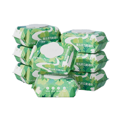 十月结晶婴儿手口湿巾家庭装