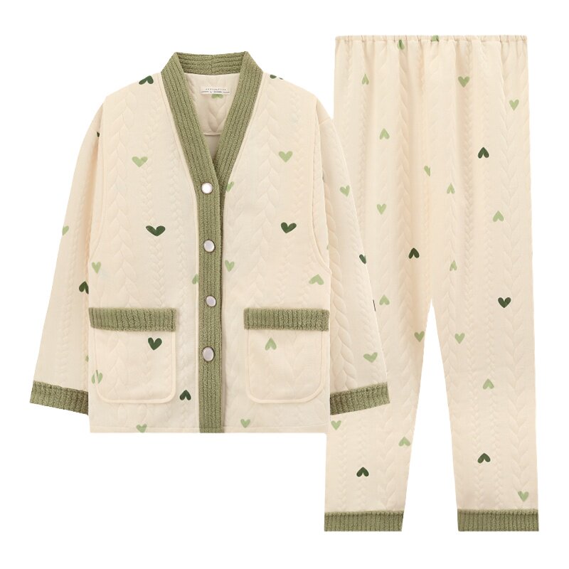 空气棉月子服秋冬产后纯棉4月份5夏季薄喂奶哺乳孕妇睡衣春秋产妇