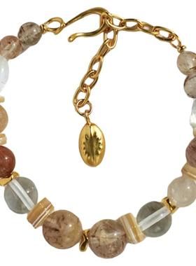 波光项链水晶串珠手链