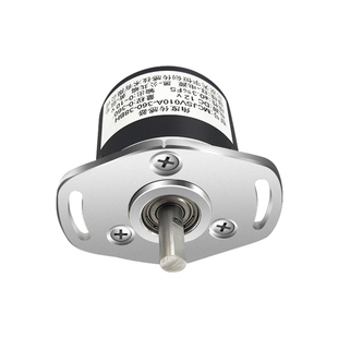 高精度旋转角度传感器磁敏角速度角位移变送器4～20mA法兰0-360°