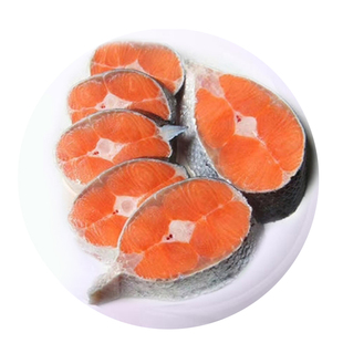 明汕堂边角三文鱼排鱼尾尾段肉整条切片鲑鱼头新鲜冷冻边角料人吃