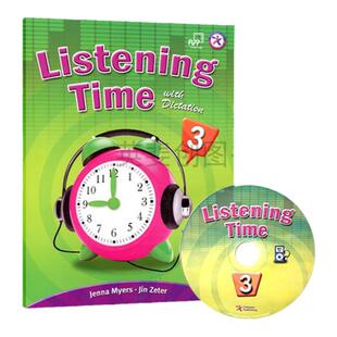 新版 美国 Compass 小学英语短期专项 Listening Time 3 级别 听力训练教材适合9-12岁寒暑假短期听力课程提高听力理解含app