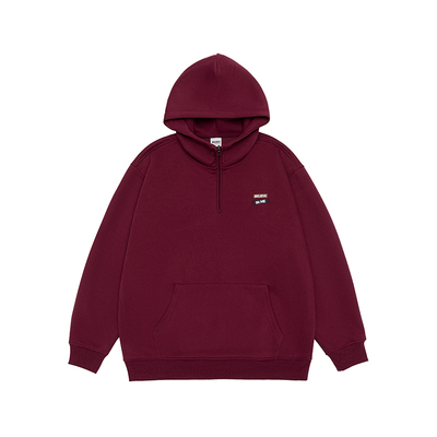 美式休闲复古重磅连帽卫衣男外套