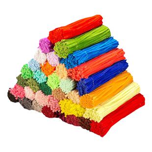 佰宁加密扭扭棒花束手工diy材料包全套幼儿园儿童彩色毛条妞妞棒