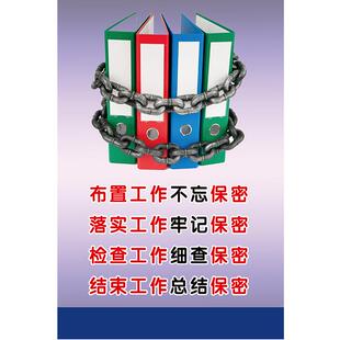 保密宣传海报宣传画宪法宣传周海报墙贴贴画制度套图保密宣传挂图