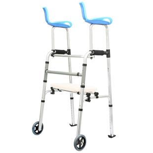 助行器老人下肢无力行走助力器老年辅助走路骨折术后训练防摔推车