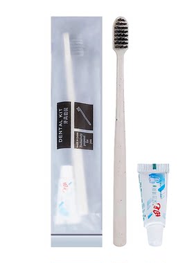 酒店一次性牙刷洗漱用品带牙膏宾馆软毛牙具民宿家用待客套装旅行