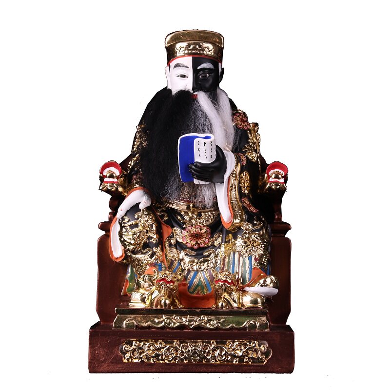 阴阳师城隍爷树脂贴金速报神像