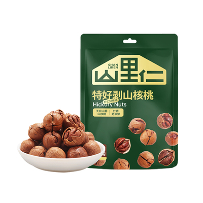 山里仁特好剥山核桃奶油味400g