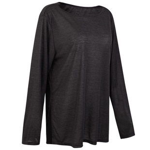 新款瑜伽服罩衫女宽松健身上衣透气速干普拉提运动t恤显瘦秋冬季