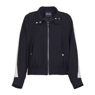 婉甸黑色运动风休闲外套