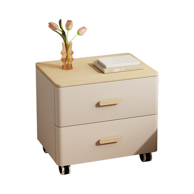 实木床头柜可移动简约现代风