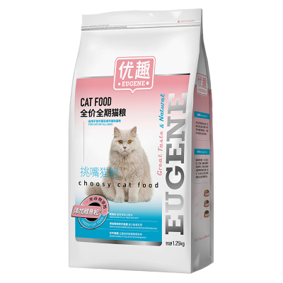 优趣鲣鱼松无谷挑嘴猫粮成幼