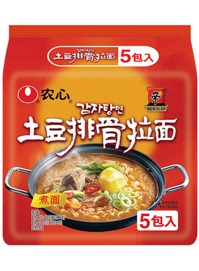 农心韩式排骨方便面速食