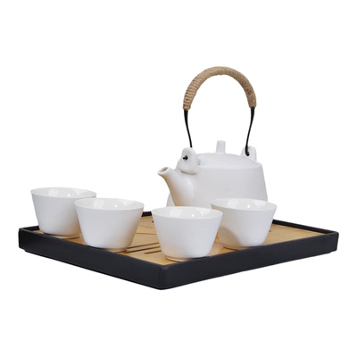 提梁壶茶杯家用蓄水茶盘简约茶壶