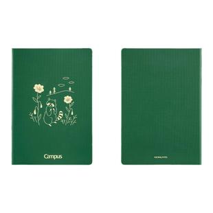 国誉Campus硬壳本加厚初高中生高颜值硬面笔记本子不易硌手商务办公学习本子A5日记本厚款旅行本盖章本