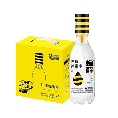 柠檬蜂蜜水0脂肪健康解腻常备饮料品健康柠檬水解渴果味饮料瓶装