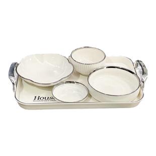 极简风纯白色佛跳墙汤盅一人份翅盅双耳炖盅碗翅羹燕窝盅高档套装