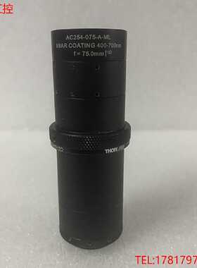 议价THORLABS AC254-075-A-ML/BBAR COATING 400-700mm f75.0mm镜