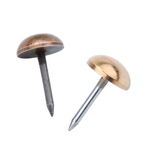 中式黄铜钉子实心泡钉圆头钉纯铜老式实木大门装饰帽钉柳钉铜钉