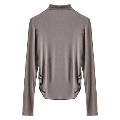 大码针织衫加厚半高领打底衫女秋