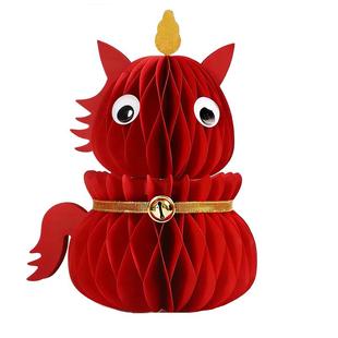 红色生肖马摆件2026金马踏福马上有钱新年礼物招财吉祥物新年装饰