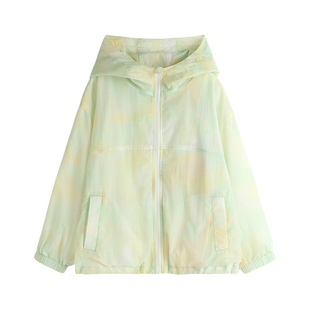 布丁哈鲁童装夏装女童2026夏季新款儿童连帽防晒衣外套冰丝轻薄款