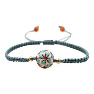 半闲手作 手鞠球diy手链手绳材料包成品饰品手工绣制礼物送教程