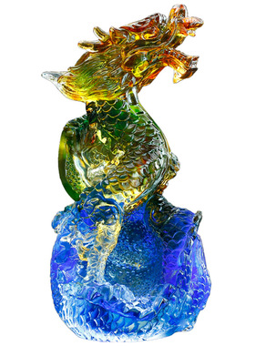 琉璃百福葫芦摆件龙的吉祥物