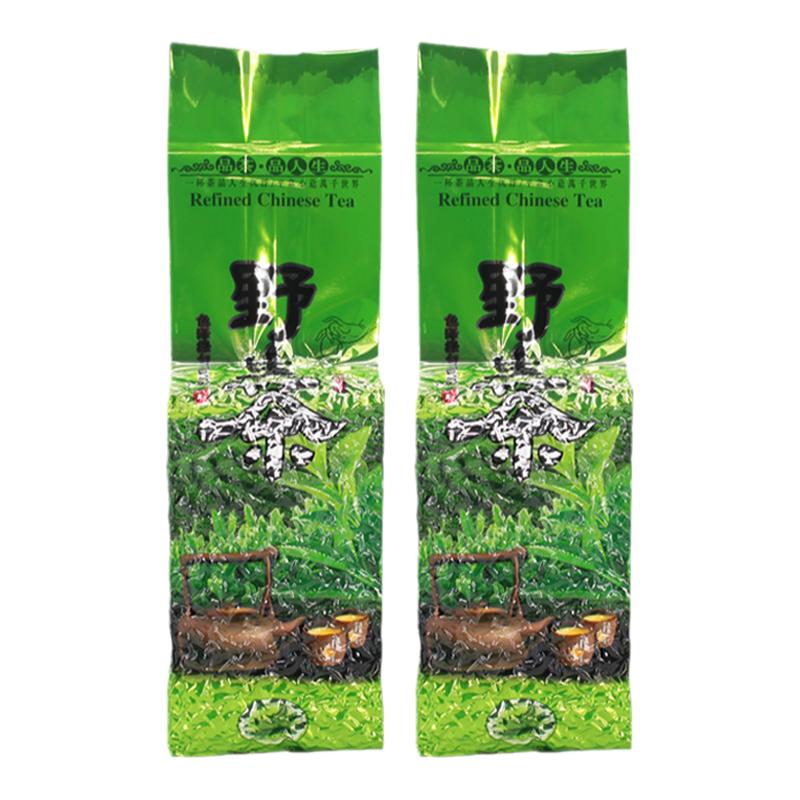 潮汕高山绿茶揭阳单从炒茶坪上炒茶揭西大洋高山野生炒茶