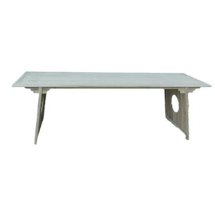 新中式实木书桌白茬北榆木茶桌椅组合茶台简约现代画案书法桌办公