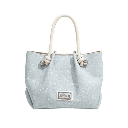 Disney迪士尼2026春夏新款史迪仔通勤手提斜挎包软皮设计大容量包