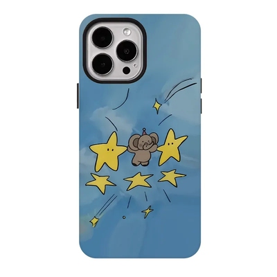 新款星星小象磁吸磨砂适用iPhone17ProMax手机壳16苹果华为mate70pura80+保护套红米oppox90find荣耀小米vivo