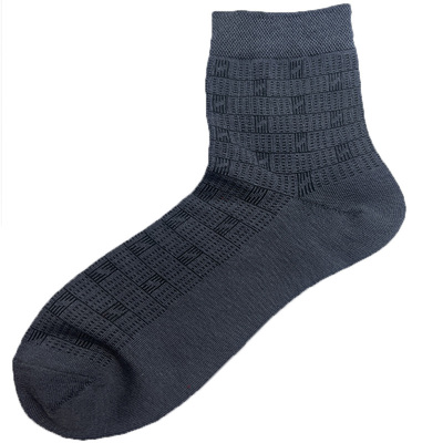 雅致逸足防足裂情侣竹棉硅胶袜子