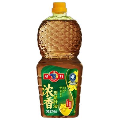 多力浓香菜籽油700ml*2物理压榨
