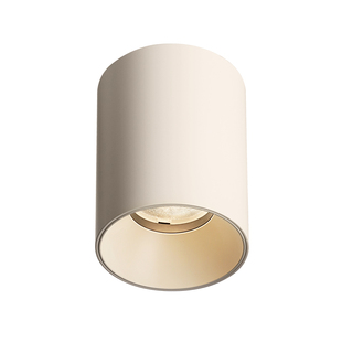 可可蛋奶春雨罗莱防眩无主灯奶油中古风乳胶漆墙体同色明装筒射灯