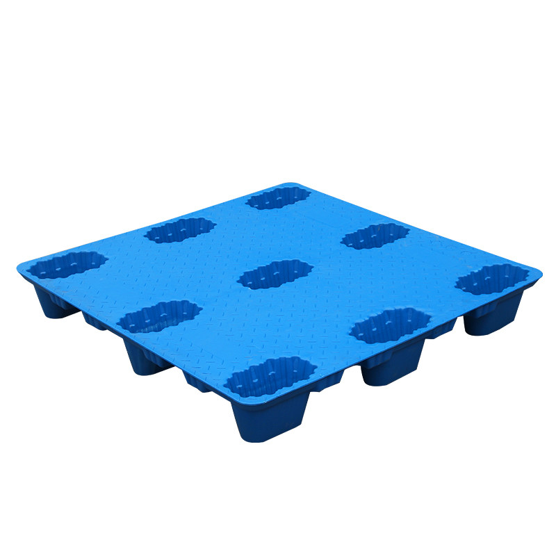 吹塑九脚塑料托盘叉车拖盘栈板物流卡板仓库防潮垫板地堆地台托板