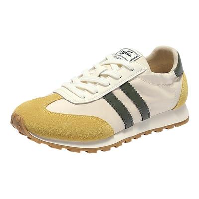 森达阿甘鞋女款2025秋季新款户外运动风拼接休闲鞋ZTH25CM5