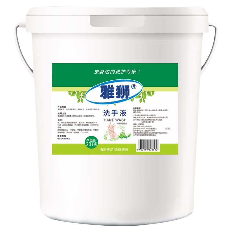 雅狮绿茶清香清洁洗手液