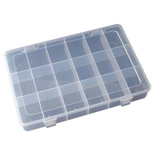 18格固定多格路亚盒钓鱼工具整理盒饵盒螺丝电子元器件五金零件盒