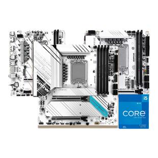 精粤H610M  白色 WIFI D4RGB神光同步H610台式机电脑主板电竞首选