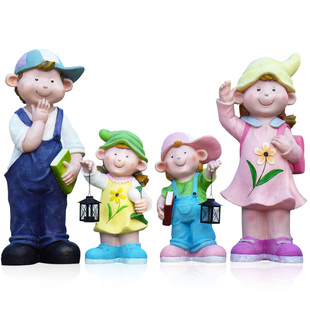 庭院花园装饰户外卡通人物摆件幼儿园店门口迎宾娃娃园林景观小品