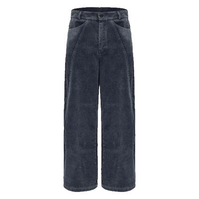 复古灯芯绒直筒阔腿裤TIRES