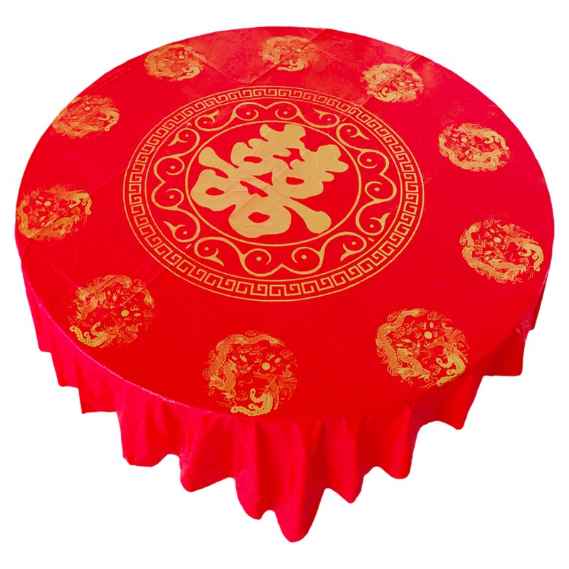 一次性桌布结婚喜字加厚防漏防水