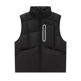 红豆儿童羽绒服马甲轻薄保暖新款男童中大童立领加绒背心外穿内胆