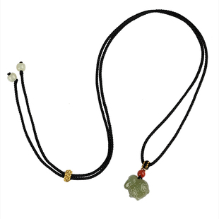 保真生肖羊吊坠天然和田玉挂件属相马六合吊坠马年挂件首饰送女友