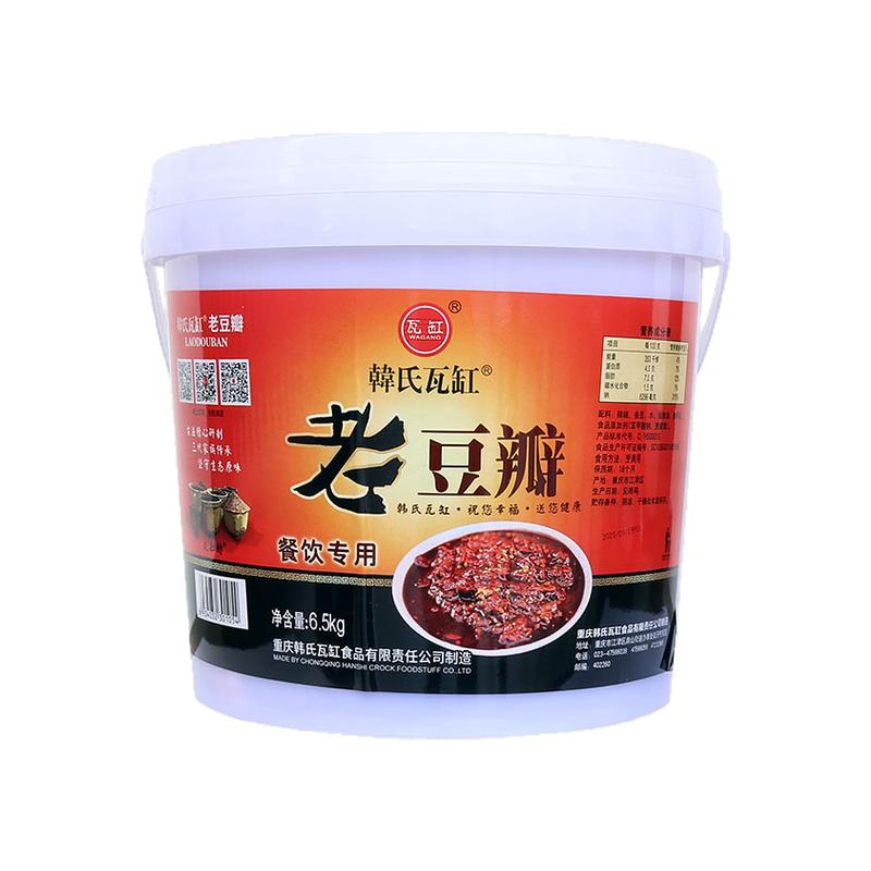 6.5kg韩氏瓦缸桶装老豆瓣