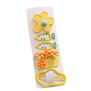 儿童发夹女2025新款水滴萝卜bb夹碎发发卡女童边夹侧边刘海夹头饰